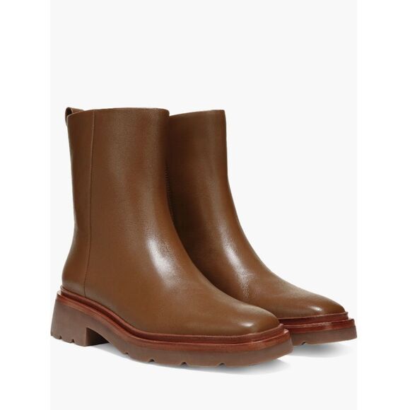 VINCE Remi Booties in Dark Taupe, Water Repellent, New, Size 8.5 - Picture 9 of 14